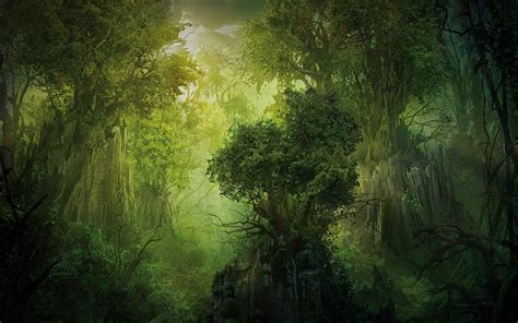 fantasy forest art
