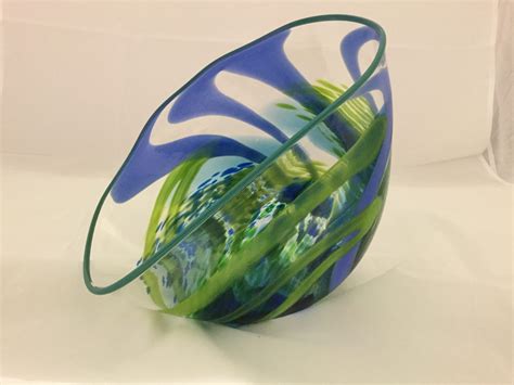 Decorative Glass Bowls Sea By Jane Charles On Boha Glass