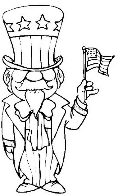 independence day fourth  july coloring pages  kids family