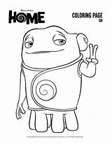 Coloring Pages Dreamworks Printable Movie Oh Turn Into Alone Color Kids Printables Sheets Cartoon Giveaway Preschool Colouring Getcolorings Read Rockinmama sketch template