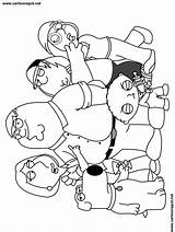 Coloring Pages Guy Family Cartoon Color Printable Chris Brian Stewie Lois Meg Griffin Drawing Peter Cartoons Re They Comments Print sketch template
