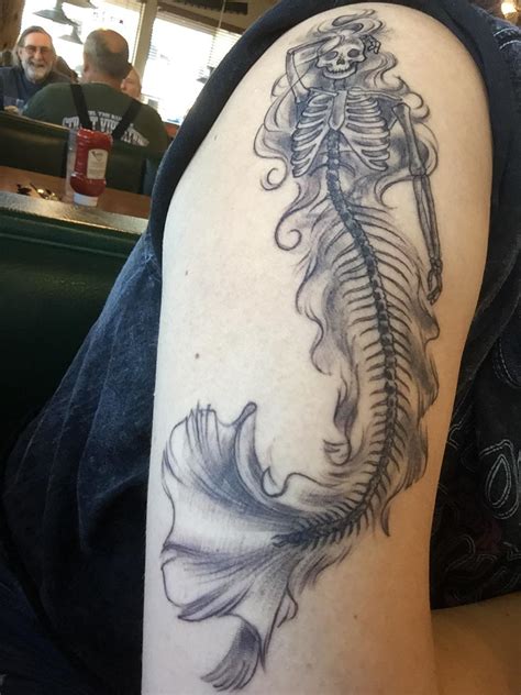 Discover 78 Skeleton Mermaid Tattoo Super Hot Thtantai2