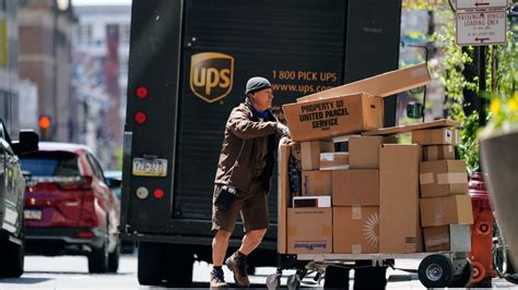 ups stock hits  time high  soaring demand  delivery ctv news