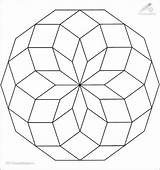 Malvorlagen Mandalas Geometrische Formen Ausdrucken sketch template
