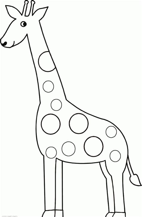 photo  giraffe template  preschool coloring coloring home