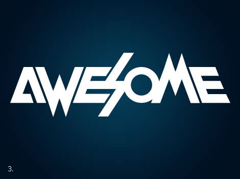 awesome type treatment steps signalnoise