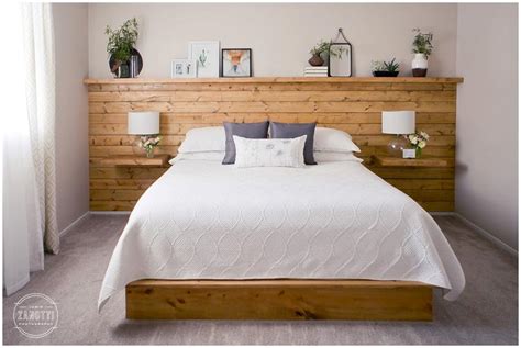 houten hoofdbord maken voor je bed interieur inrichtingnet