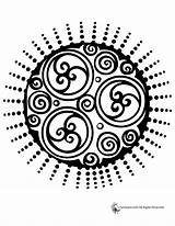 Coloring Pages Mandala Swirl Kids Swirls Celtic Adults Easy Popular 27kb 880px Library Choose Board sketch template