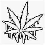 Weed Leaf Coloring Drawing Pages Joint Pot Tattoo Cannabis Sketches Plant Tribal Drawings Graffiti Cool Trippy Clipart Clip Pencil Cliparts sketch template