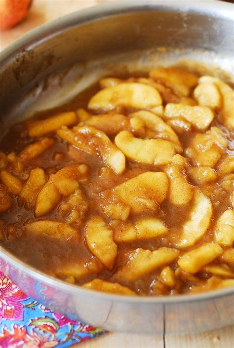 sweet cooked apples recipe