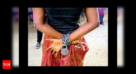 woman chained by kin in jagtial hyderabad news times of india