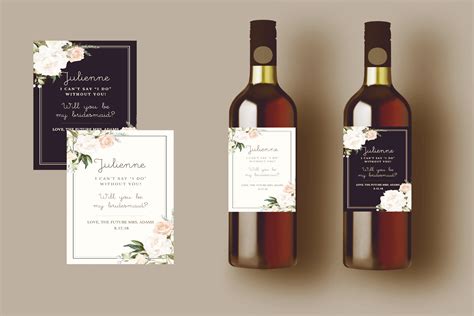 wine label template set custom designed illustrations creative market