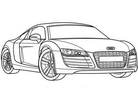 ausmalbilder audi  cars coloring pages audi  audi