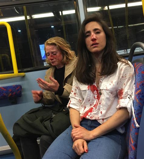 lesbian couple attacked by group of male passengers on