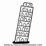 Pisa Tower Coloring Pages sketch template