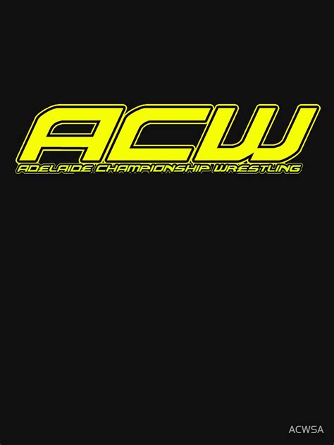 acw logo  shirt  acwsa redbubble