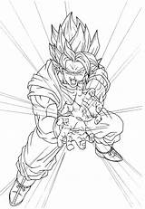 Goku Kamehameha Pages Coloring Dragon Ball Colouring Super Coloringstar sketch template