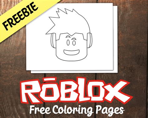 roblox coloring pages  printable coloring pagescoloring etsy