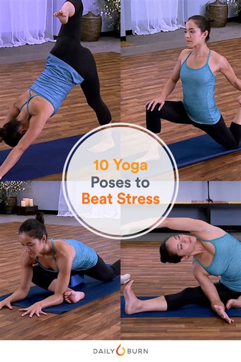 easy yoga poses   relieve stress life  dailyburn