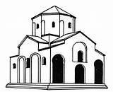 Monastery Drawing Drawings Getdrawings sketch template