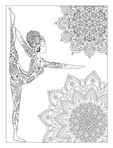yoga  meditation coloring book  adults  yoga poses