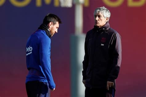 bestuurlijke onrust bij barcelona brengt messi niet op andere gedachten voetbal international