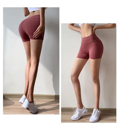 best elastic hip lifting yoga shorts for women pants womens sexy tight