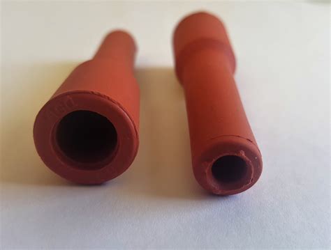 red silicone straight spark plug boot qty  nwim boiler parts equipment