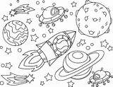 Moon Rocket Flies Antistress Planet Coloring Earth Book sketch template