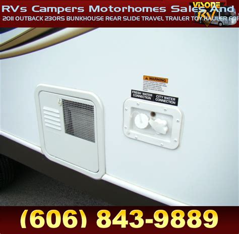 Used Rv Parts 2011 Outback 230rs Bunkhouse Rear Slide Travel Trailer