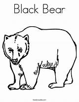 Bear Coloring Pages Brown Oso Color Do American Clipart Hibernation Printables Cub Printable Grizzly Twisty Noodle Sheets Getcolorings Animal Worksheets sketch template