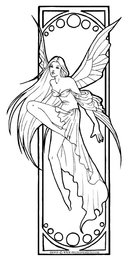 beautiful fairy colouring pages   colour    copics