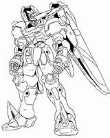 Gundam Coloring Pages Mecha Suit Wing Master Mobile Book Katoki Designlooter Talk 59kb 520px sketch template