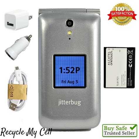 Jitterbug Flip 4g Lte Great Call 4043sj ~ Easy To Use Cell Phone For
