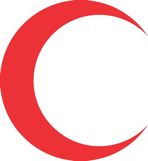 logo bulan sabit merah png image   background pngkeycom