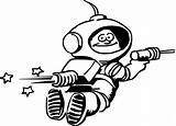 Coloring Rocket Astronaut Space Wecoloringpage Pages Getdrawings Getcolorings sketch template