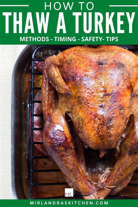 how to thaw a turkey safely mirlandra s kitchen in 2020