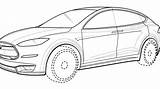 Tesla Coloring Pages Cars Kids Printable sketch template