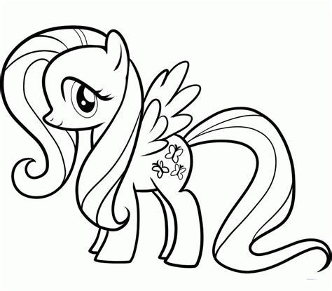 pony friendship  magic coloring page coloring home