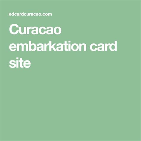 curacao embarkation card site curacao cards incoming call screenshot