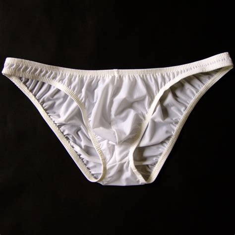 U Convex Briefs Men Slip Sexy Solid Underpants Man Underwear Homme