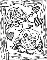Coloring Pages Owl Girly Cute Hard Colouring Sheets Printable Owls Color Print Adults Cartoon Adult Horned Great Kids Flickr Getcolorings sketch template