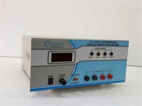 digit digital micro ohm meter amp  rs piece panvel id