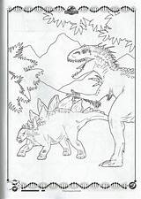 Jurassic Coloring Completo Tamaño Size Cinematic Saga Universe Park sketch template