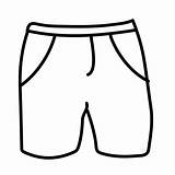 Shorts Coloring Template Pages Do2learn Sketch sketch template