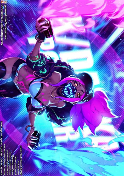 Akali Kda League Of Legends By Lenn With Images