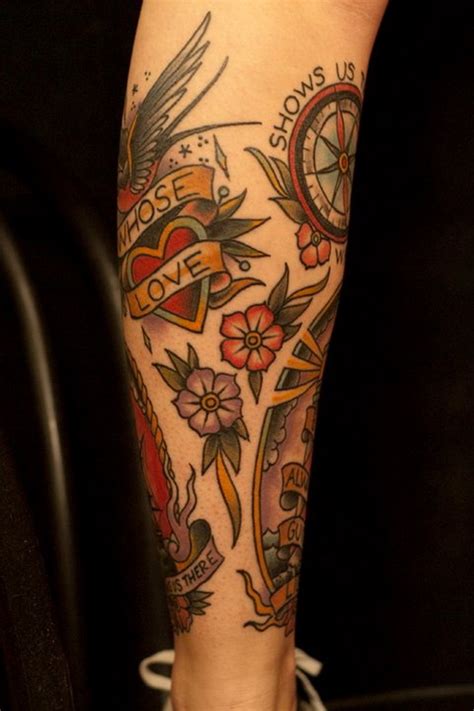 leg sleeve tattoos designs