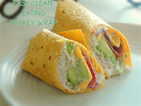 clean eating turkey wrap  seasoned heart