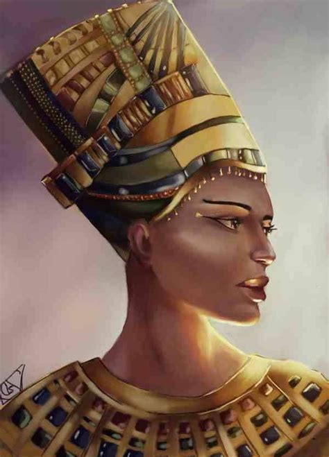 Queen Nefertiti Black Women Art Female Art Egyptian Art