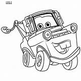 Cars Mater Tow Disney Pages Coloring Colouring Dot Getcolorings Shark Blaze Printable Print Colour Color Getdrawings sketch template